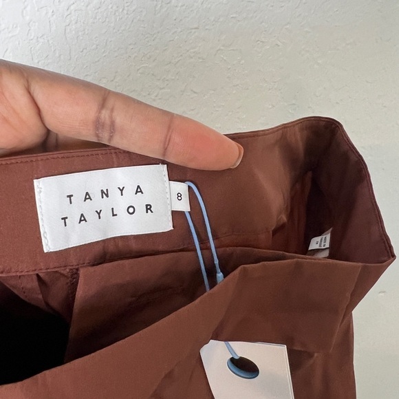 TANYA TAYLOR Kenia Pleated Wide-Leg Pants - Picture 8 of 9